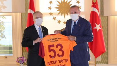 Baskan Recep Tayyip Erdogan Ali Koc U Kabul Etti Son Dakika Fenerbahce Haberleri Fotomac