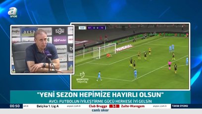 >Abdullah Avcı: 2 maçtır gol yemeden devam ediyoruz
