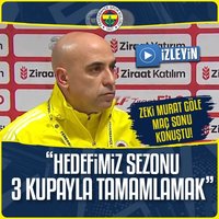 "Hedefimiz sezonu 3 kupayla tamamlamak"