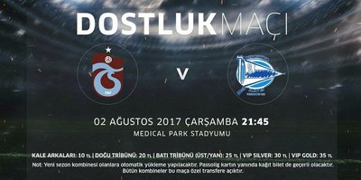 Trabzonspor - Alaves maçı A2’den canlı