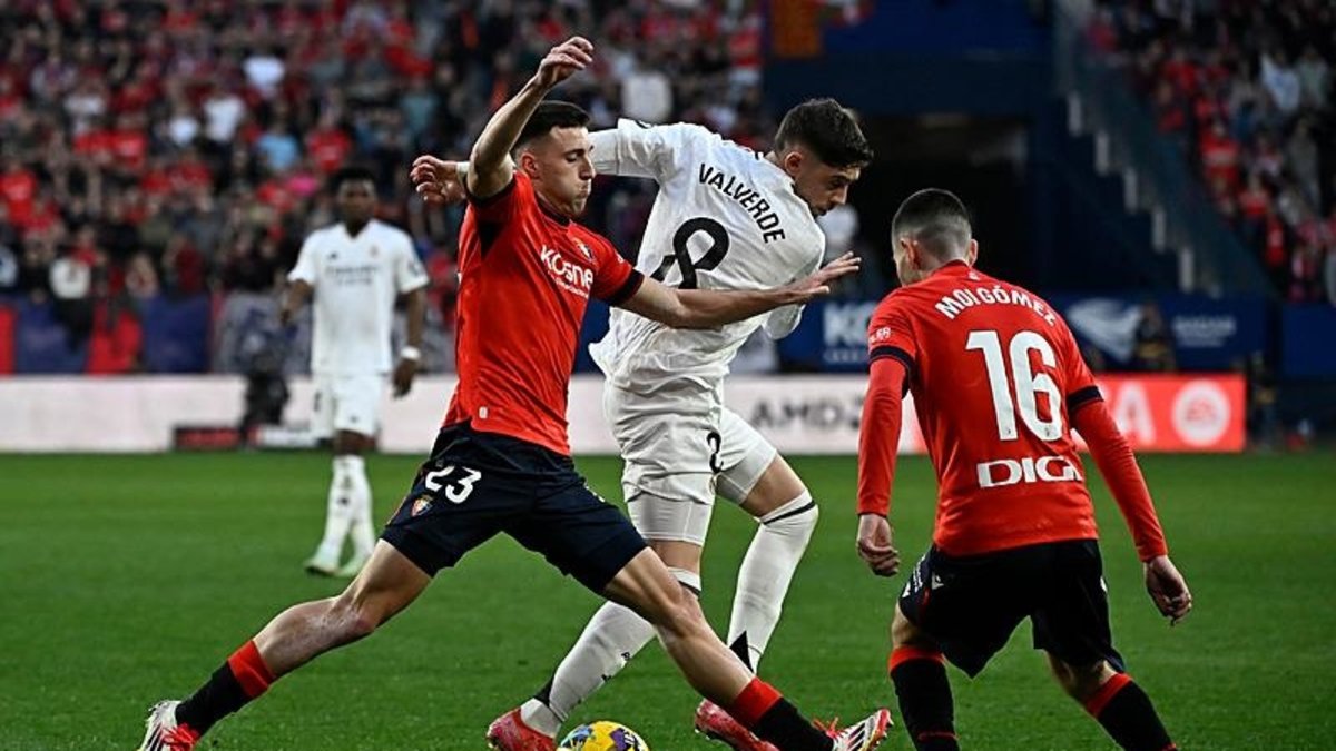 Osasuna 1-1 Real Madrid (MAÇ SONUCU ÖZET)