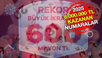 Milli Piyango 6.000.000 TL kazanan numaralar 2025