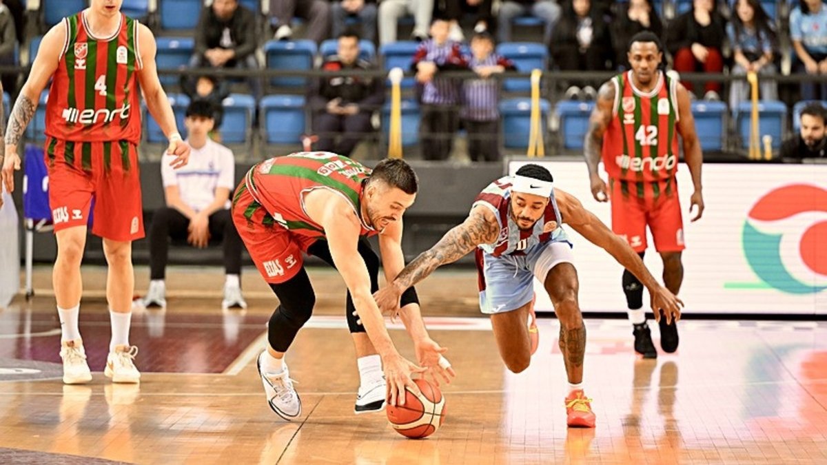Trabzonspor Basketbol evinde Karşıyaka'yı yendi!