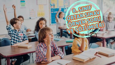 8. SINIF ORTAK SINAV ÖRNEK SORULAR | 8. sınıf 1. Dönem tüm dersler ortak sınavı sorular ve çözümleri