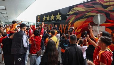 Avusturya'ya gelen Galatasaray'a taraftarlardan yoğun ilgi
