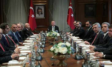 Başkan Erdoğan TFF Yönetim Kurulu'nu kabul etti