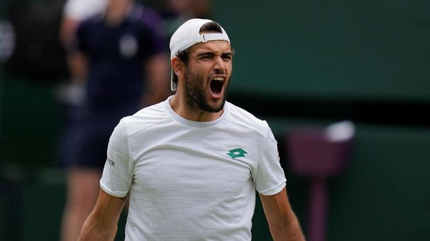 Son dakika spor haberi: Wimbledon tek erkeklerde ilk finalist Matteo Berrettini oldu