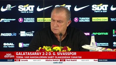 Son dakika Galatasaray haberi: Fatih Terim'den Sivasspor maçının ardından flaş sözler!