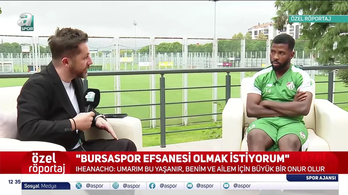 Kelechi Iheanacho: Bursaspor efsanesi olmak benim ve ailem için onur olur