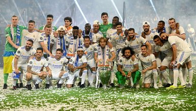 Real Madrid Şampiyonlar Ligi şampiyonluğunu doya doya kutladı