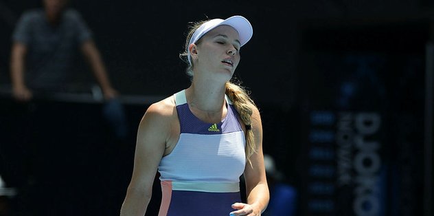 Avustralya Açık'tan elenen Caroline Wozniacki tenisi bıraktı