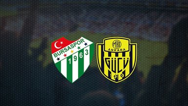 Bursaspor - Ankaragücü maçı ne zaman? Saat kaçta ve hangi kanalda canlı yayınlanacak? | TFF 1. Lig
