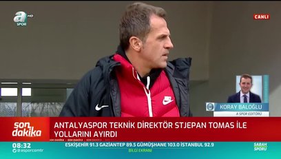 >Antalyaspor'da Stjepan Tomas'ın görevine son verildi