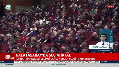 >Galatasaray'da flaş gelişme! Seçim iptal oldu