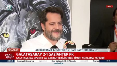 >Erden Timur'dan hakeme eleştiri!