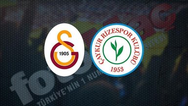 Galatasaray Rizespor maçı CANLI İZLE