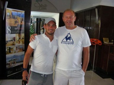 Sneijder daha önce Türkiye’ye tatil için gelmişti