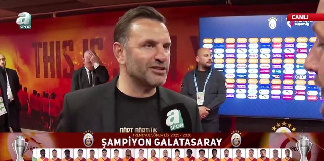 Okan Buruk 26. şampiyonluğu değerlendirdi!