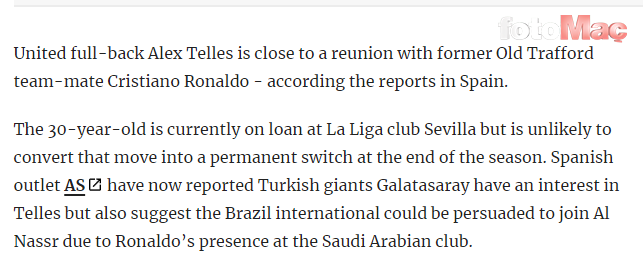 Galatasaray'a transferde kötü haber! Ronaldo'nun takımına gidiyor
