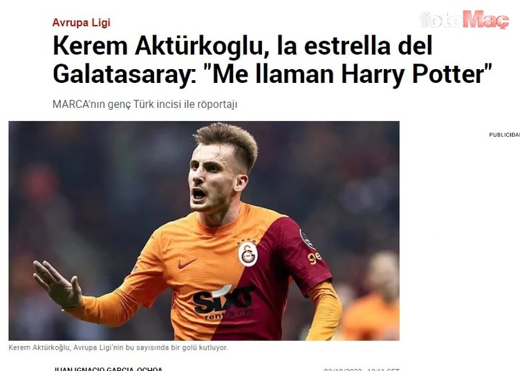 Barcelona Galatasaray maçı öncesi Kerem Aktürkoğlu İspanyol basınına konuştu! Messi, Ronaldo ve Harry Potter...