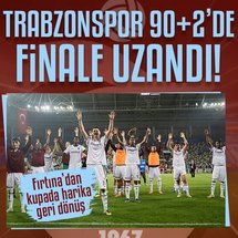 Son finalist Trabzonspor!