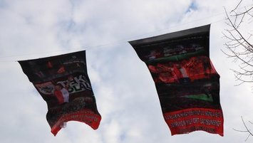 Samsunspor'a tam destek! Bayraklar caddeye asıldı