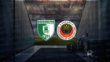 Bodrumspor - Gençlerbirliği maçı ne zaman?