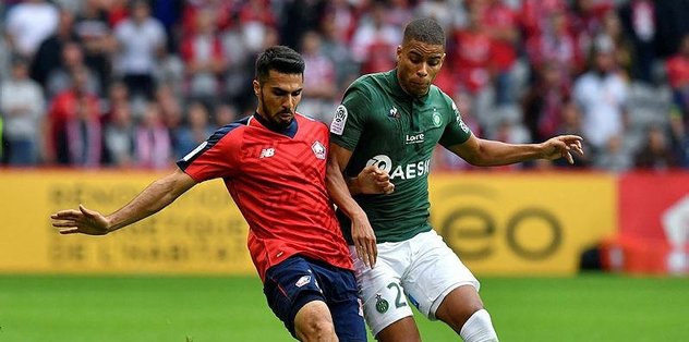 Zeki Çelik'li Lille, Saint-Etienne'i 3-1 mağlup etti