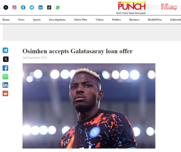 GALATASARAY HABERİ - Osimhen transferi Avrupa'da büyük ses getirdi! İşte atılan manşetler