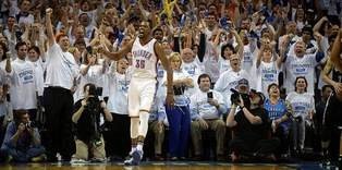Thunder surge in fourth, even series