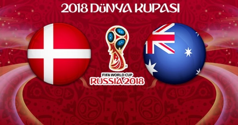 2018 Dünya Kupası C Grubu maçında Danimarka ile Avustralya karşılaşıyor l CANLI