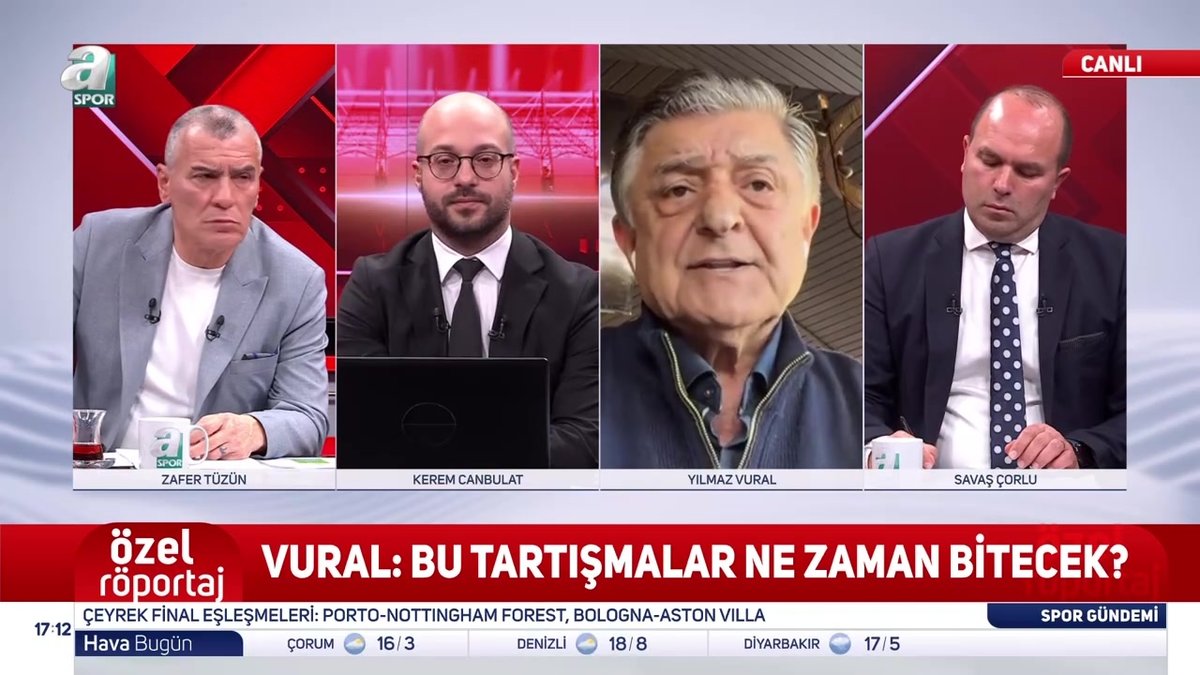 Yılmaz Vural, Trendyol Süper Lig'deki şampiyonluk yarışını değerlendirdi!
