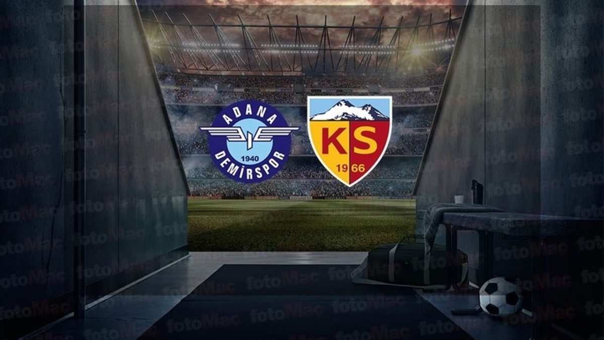 Adana Demirspor - Bellona Kayserispor maçı CANLI | Trendyol Süper Lig canlı anlatım