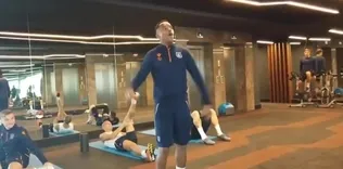 Robinho’nun antrenman şovu