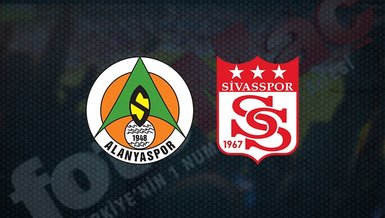 Alanyaspor Sivasspor maçı CANLI anlatım