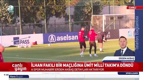 İlhan Fakılı bir maçlığına Ümit Milli Takım'a döndü