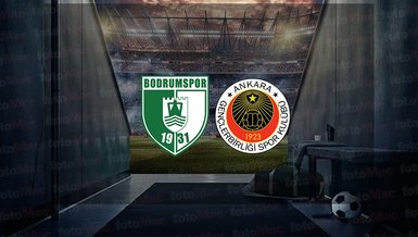Bodrumspor - Gençlerbirliği maçı ne zaman, saat kaçta ve hangi kanalda canlı yayınlanacak? | Trendyol 1. Lig