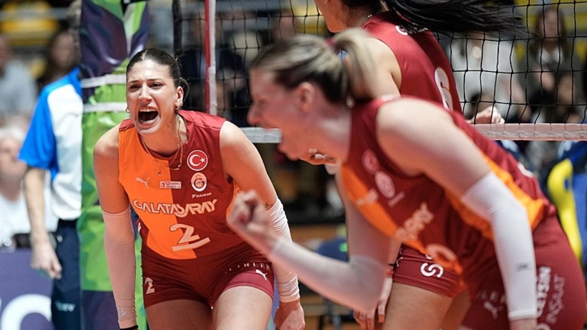 Galatasaray Daikin, deplasmanda İtalya temsilcisi Chieri 76 takımını 3-2 mağlup etti!