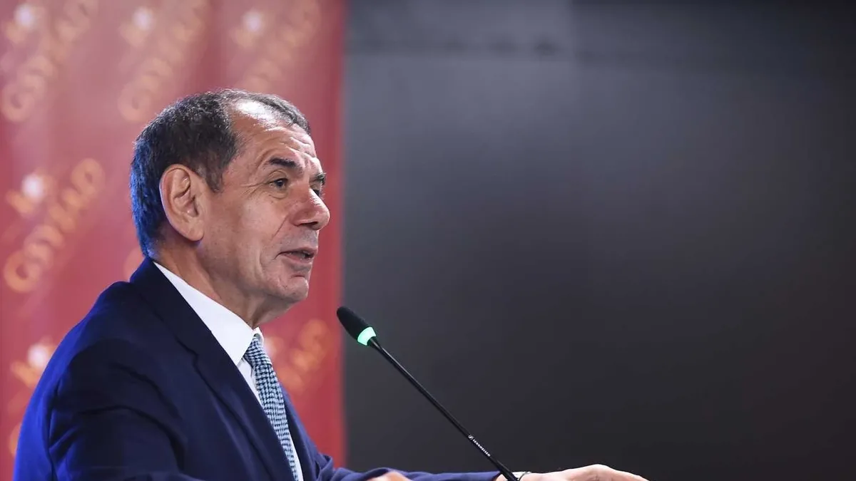 Galatasaray Başkanı Dursun Özbek 10 Kasım'ı andı!