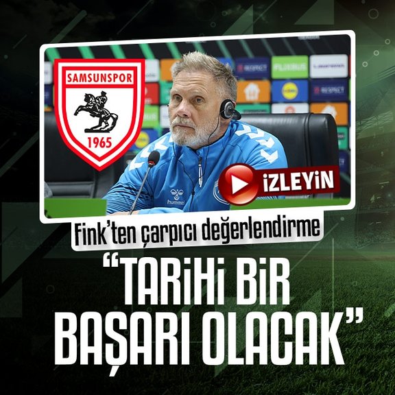 Thorsten Fink: Tarihi bir başarı olacak