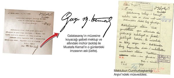 Galatasaray Müzesi'ndeki Atatürk'ün mektubu şaibeli!