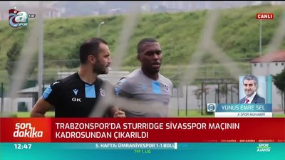 >Trabzonspor'a Sturridge'den kötü haber!