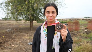 Kuyudan su çekerken keşfedilmişti... Beritan Akyol'dan bronz madalyaya uzanan yol!
