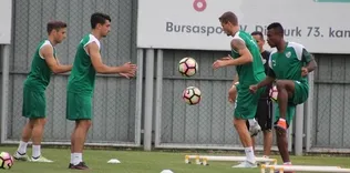 Bursaspor’da pas çalışması