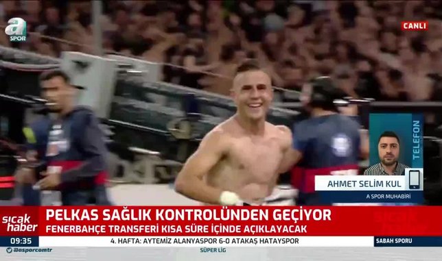 Fenerbahçe'de yeni transfer Dimitrios Pelkas sağlık kontrolünden geçiyor
