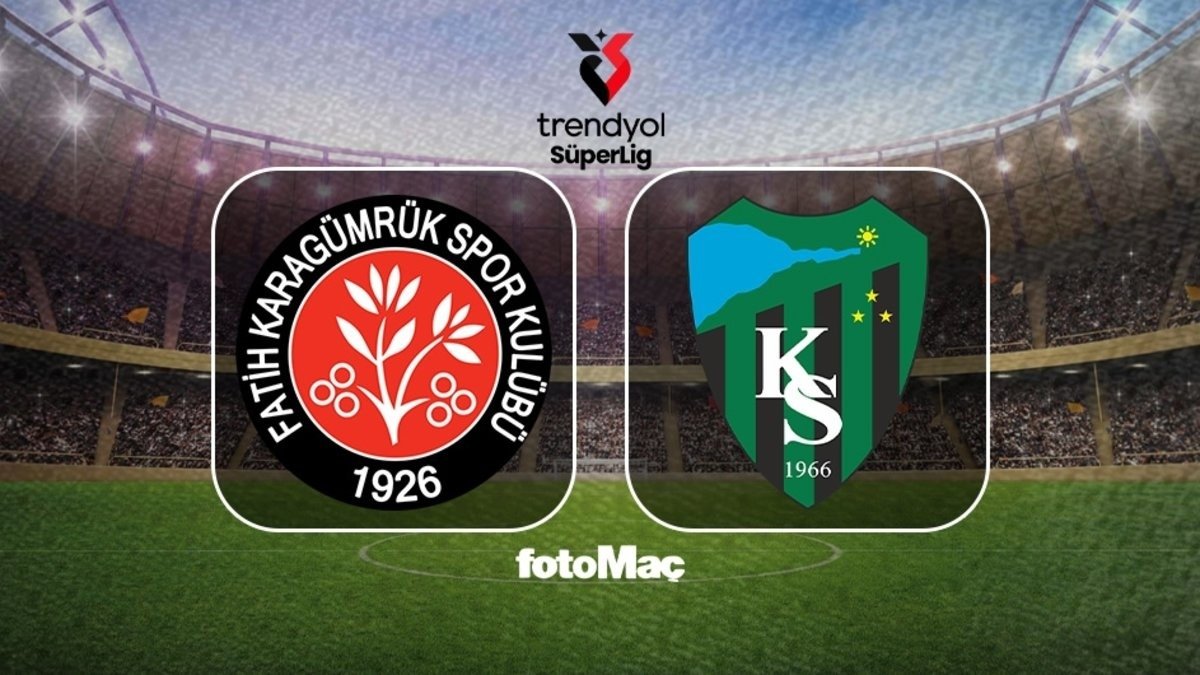 Fatih Karagümrük-Kocaelispor maçı CANLI (Trendyol Süper Lig)