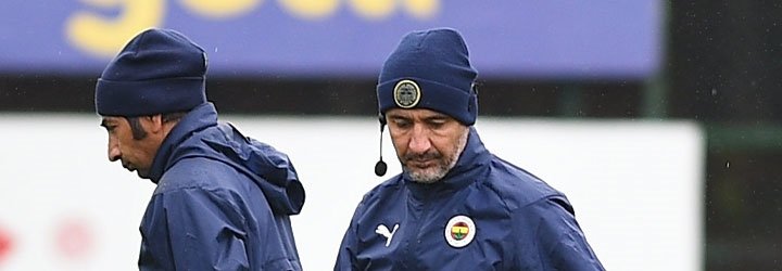 Fenerbahçe, Trabzonspor derbisi öncesinde idmanda...