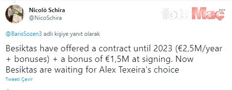 Son dakika spor haberi: İtalyan muhabir duyurdu! Beşiktaş'ın Alex Teixeira transferinde son durum ne?