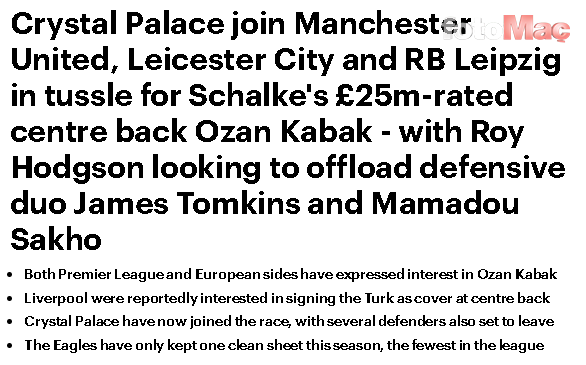 İngilizler duyurdu... Ozan Kabak'a Premier Lig'den bir talip daha!
