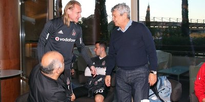 Lucescu ve Havutçu, Beşiktaş'ın Antalya kampını ziyaret etti